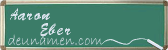 Aaron Eber Visitenkarte